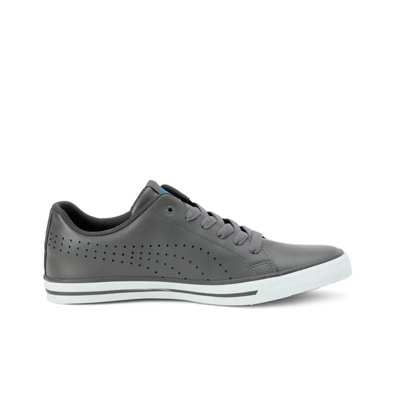 PUMA Poise Perf IDP Anti-Slip Wear-Resistant Low-Top Skateboard Shoes Unisex Gray-1