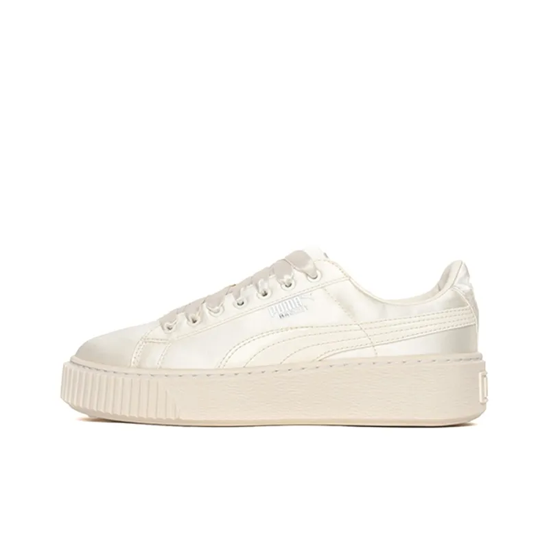 PUMA Basket Platform Tween 'White' Women's-0