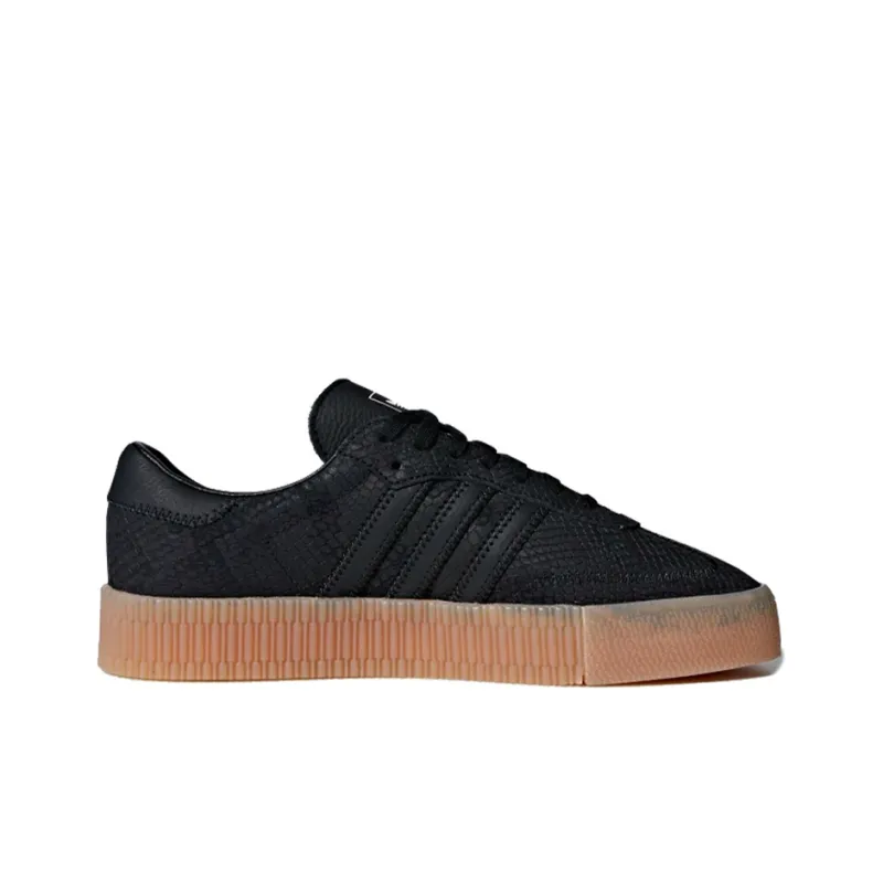 Adidas Sambarose Black White Gum Women's-1