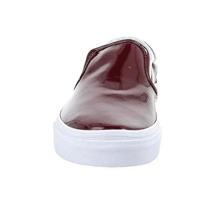 Vans Slip On Low Tops Casual Skateboarding Shoes Red-2