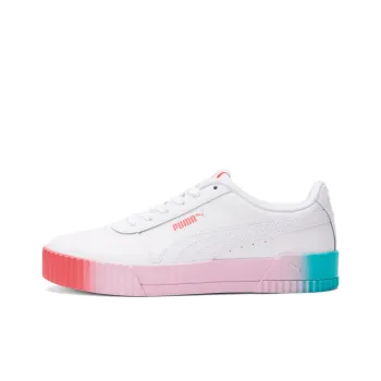 PUMA Carina Series Skateboard Shoes Women's Low Top White