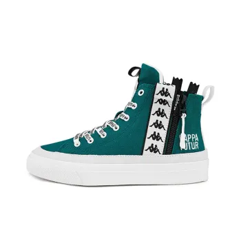 Kappa BANDA Non-slip Lightweight High-Top Skateboard Shoes Unisex Green