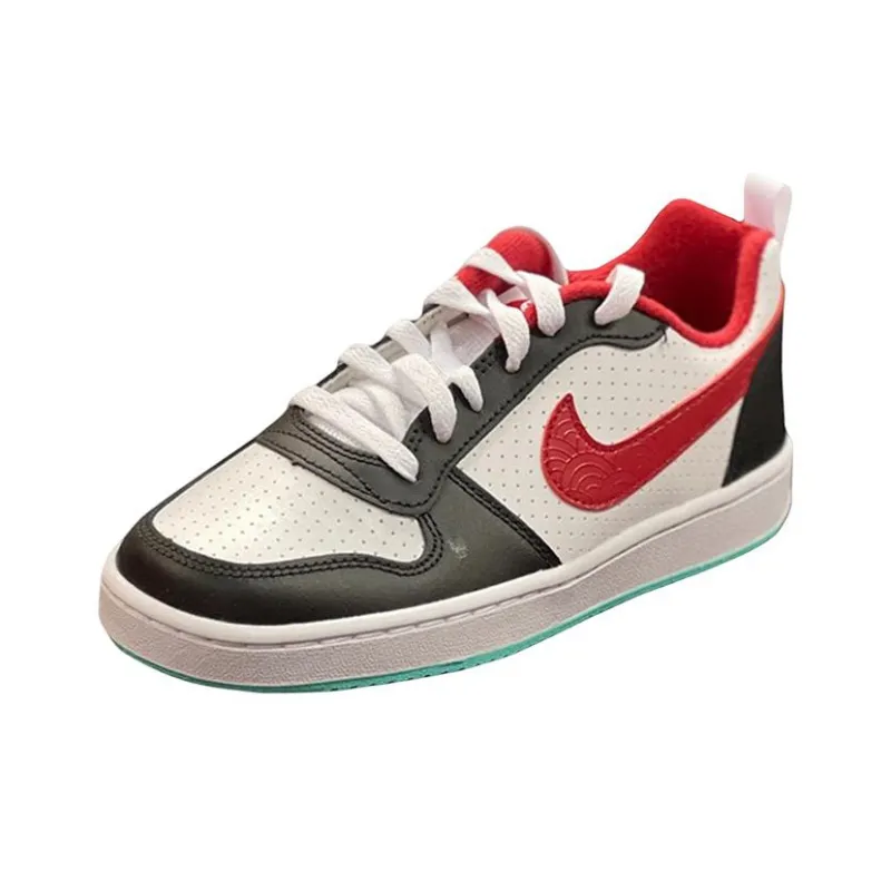 Nike Court Borough Low Sneakers White/Red/Black Women's-2