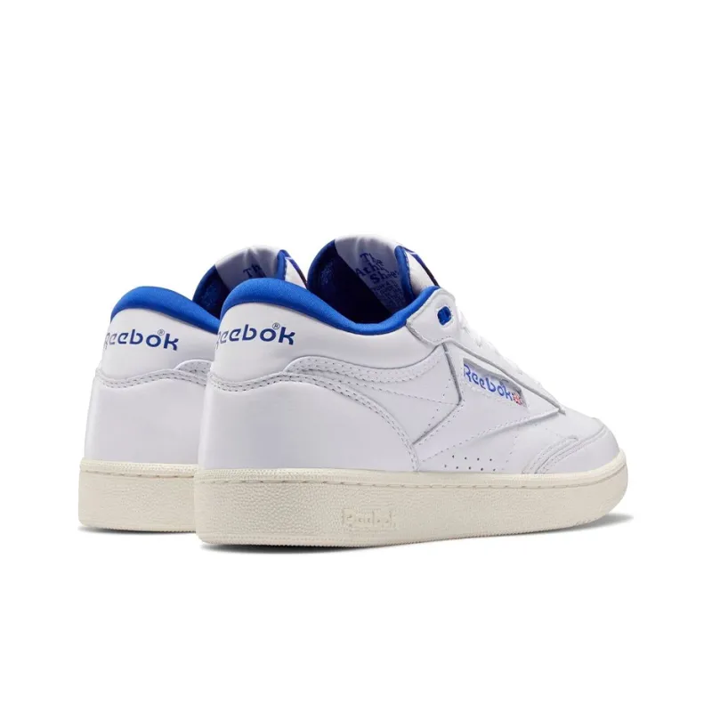 Reebok Club C Mid Ii Vintage White Bright Cobalt-3