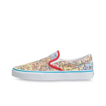 Vans Slip On Wheres Waldo Beach