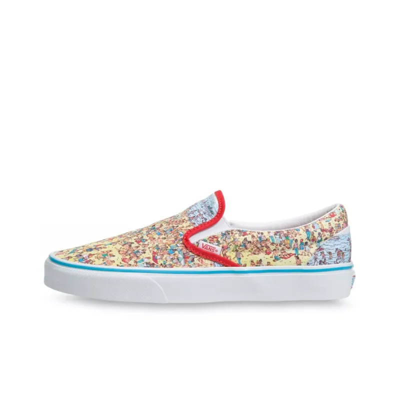 Vans Slip On Wheres Waldo Beach-0