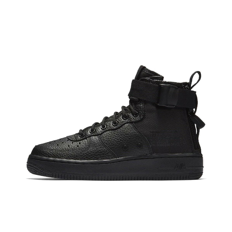 Nike Sf Air Force 1 Mid Black POIZON