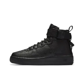 Nike Sf Air Force 1 Mid Triple Black GS
