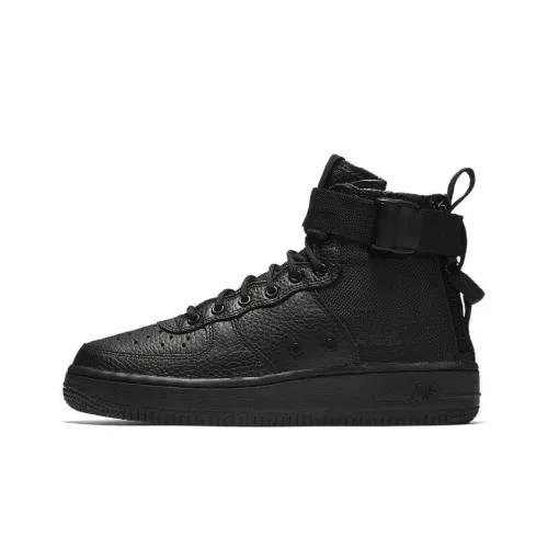 Nike SF Air Force 1 Mid Triple Black GS