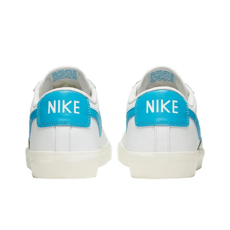 Nike Blazer Low White Laser Blue-4
