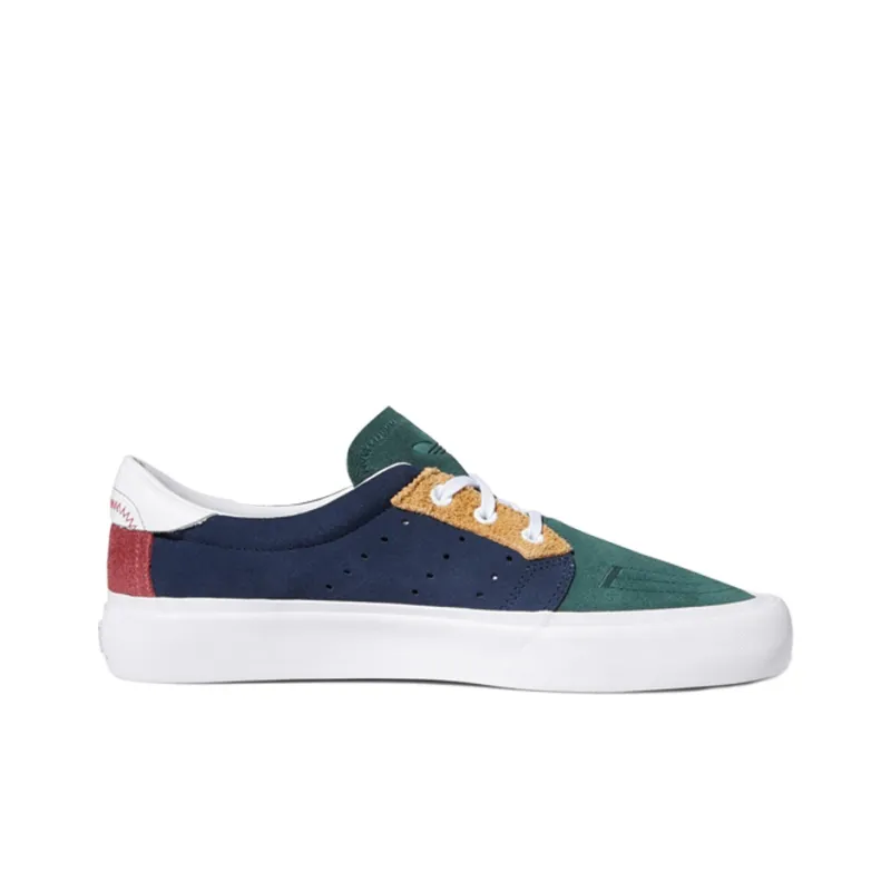 Adidas Originals Coronado Slip Resistant Low Top Skateboard Shoes Unisex Red Blue Green-1