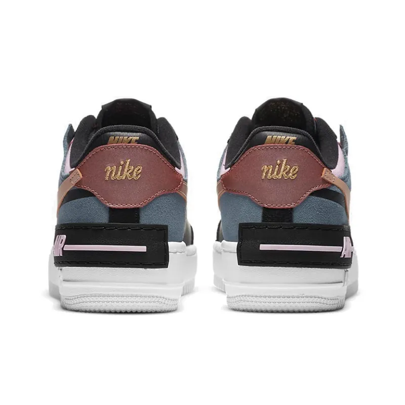 Nike Air Force 1 Low Shadow Black Light Arctic Pink Claystone Red Women's-3