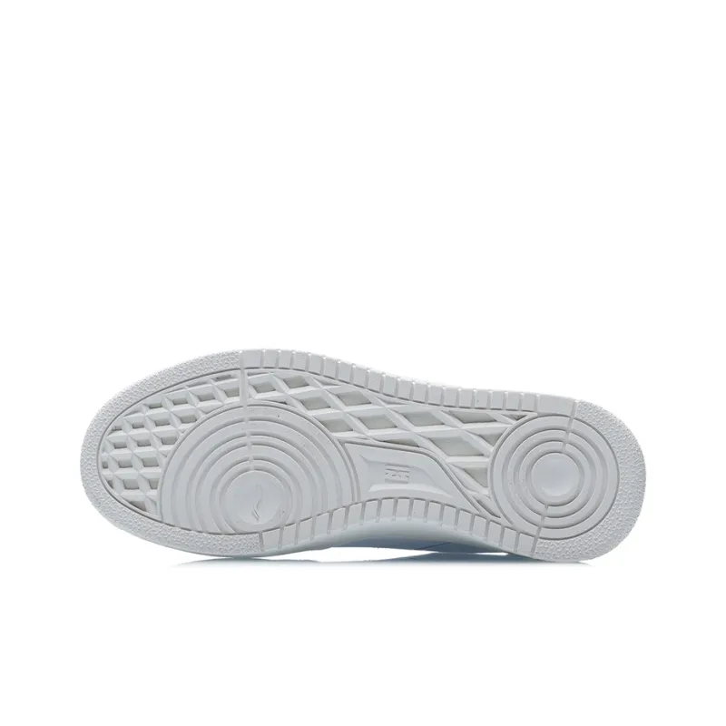 LiNing Oneplay Elegance Slip Resistant Breathable Lightweight Low Top Skateboard Shoes Women's Green White-4