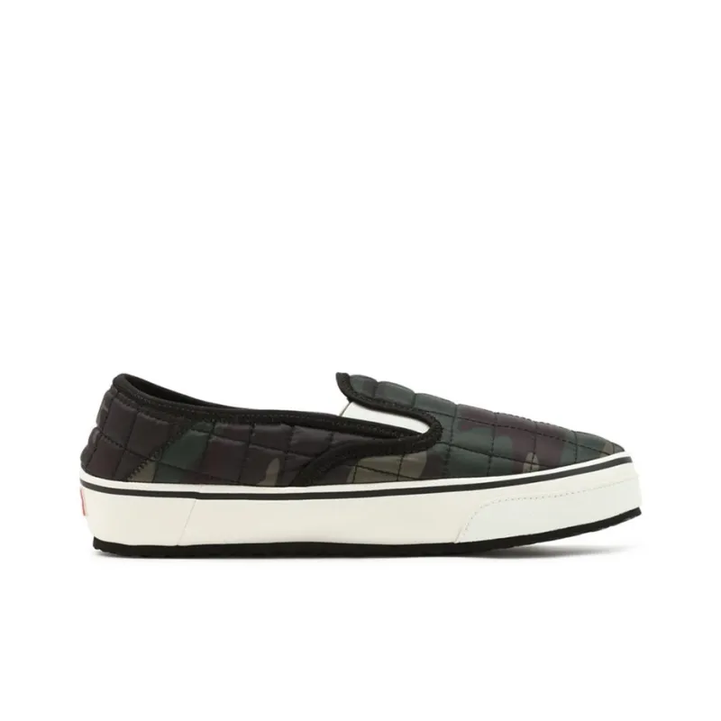 Vans Unisex Nylon Slip Er 2 Low Top Sneakers Black/White-1