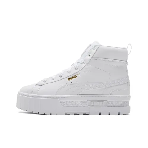 Puma Women's Mayze Mid 'Triple White'