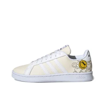Adidas Neo X Smiley Grand Court 'Cream Yellow' Women's