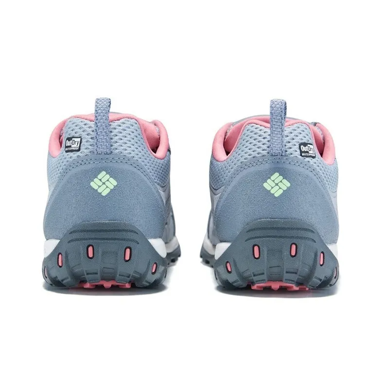 Columbia Cushioning Coverage Low Top Outdoor Shoes Women's Blue Gray-2