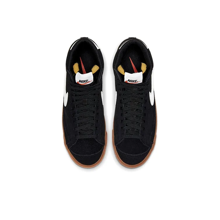 Nike Blazer Mid 77 Black White Gum Women's-3