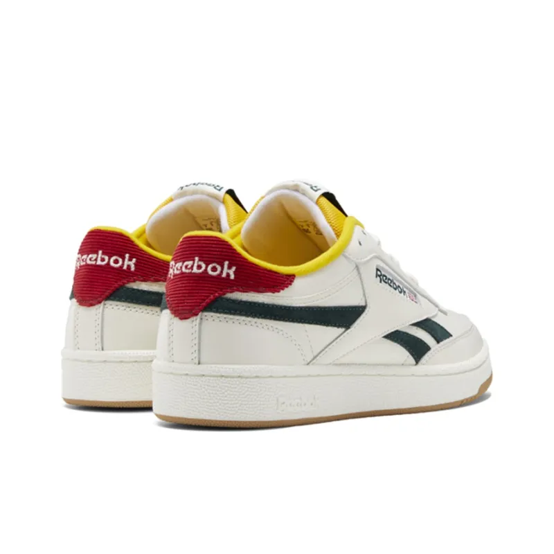 Reebok Club C Revenge Fashion Casual Skate Shoes Unisex White Green-2