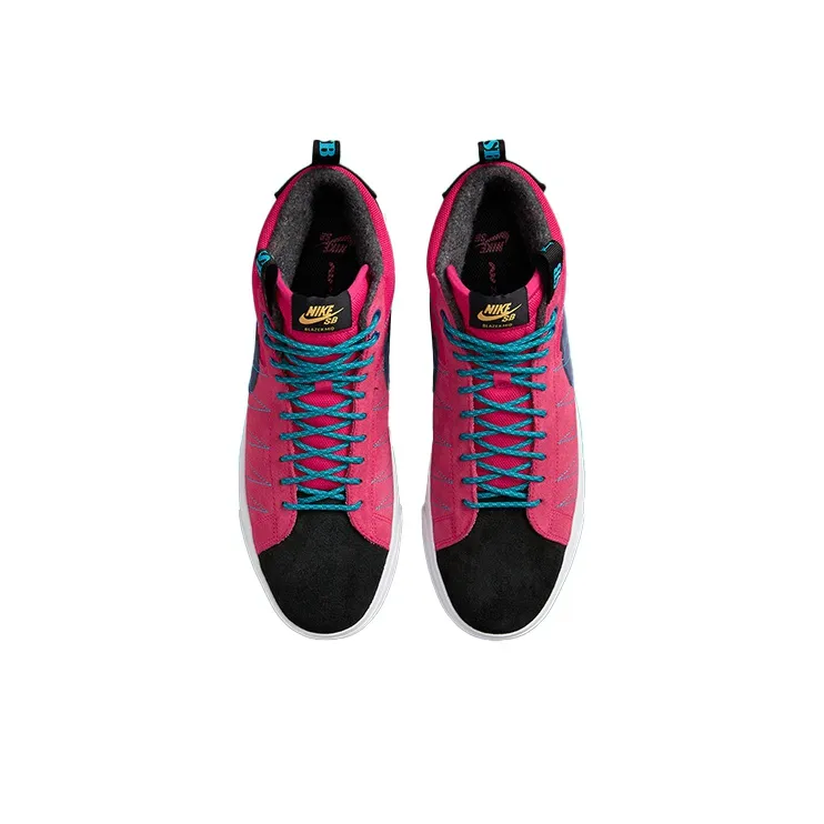 Nike Sb Skateboard Blazer Mid Acclimate 'Pink Black'-3