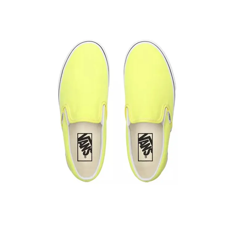 Vans Neon Classic Slip On 'Lemon Yellow'-3