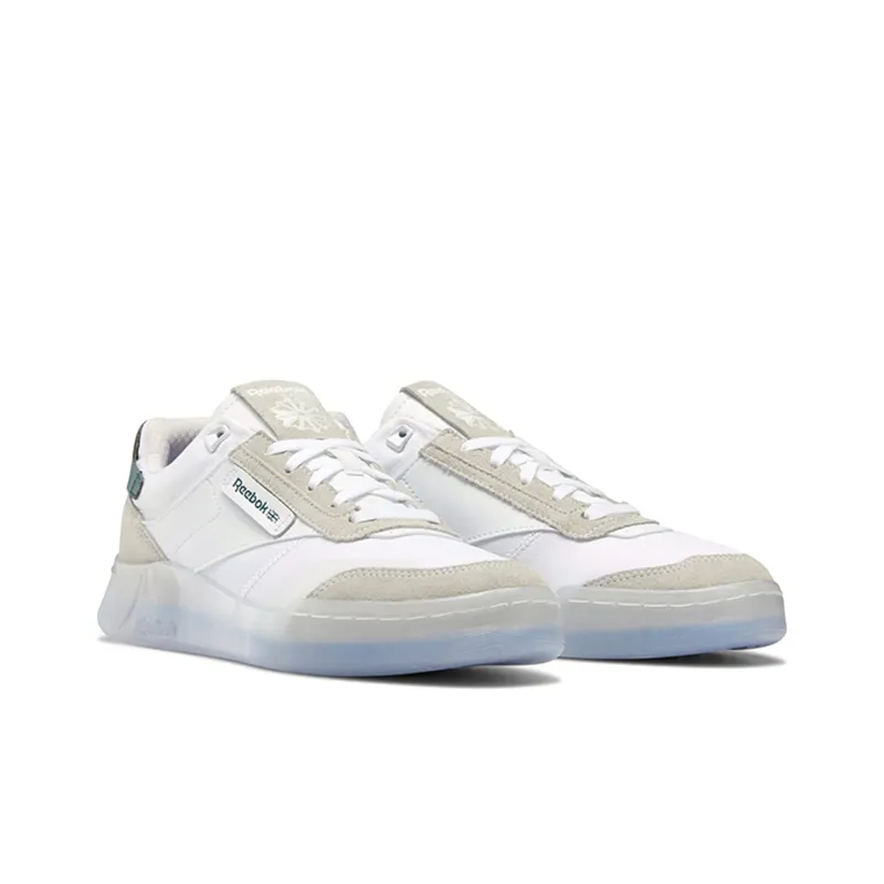 Reebok Club C Legacy Low-Top Skateboard Shoes Unisex White Gray Green-2