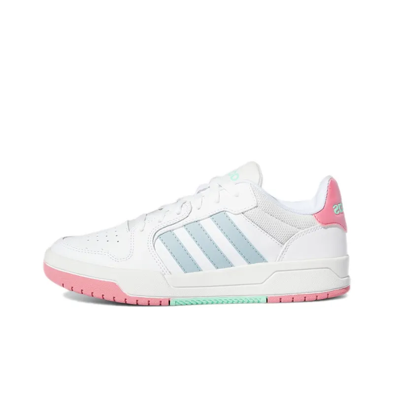 Adidas Entrap Cozy Wear Resistant Skate Shoes 'White Pink Blue' Women's-0