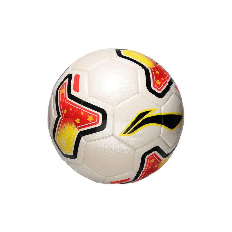 LiNing Size 4 Ball Soccer PU Seamless Thermal bonding Unisex White Yellow Red-2