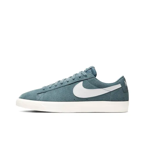 Nike Blazer Skateboard Shoes Unisex Low-Top Teal