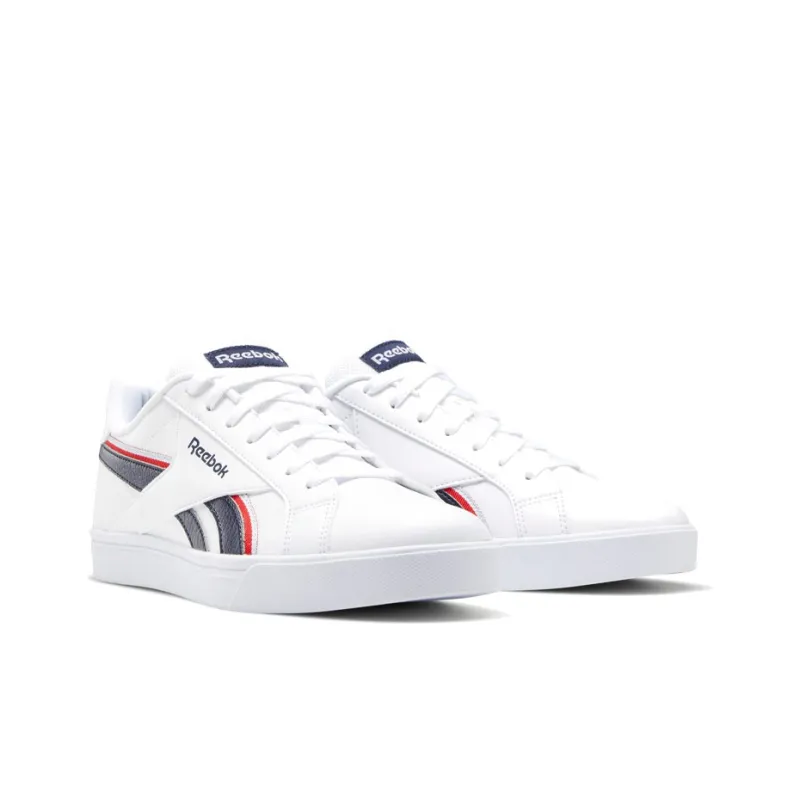 Reebok Royal Complete Skateboard Shoes Unisex Low-Top White/Blue/Red-2