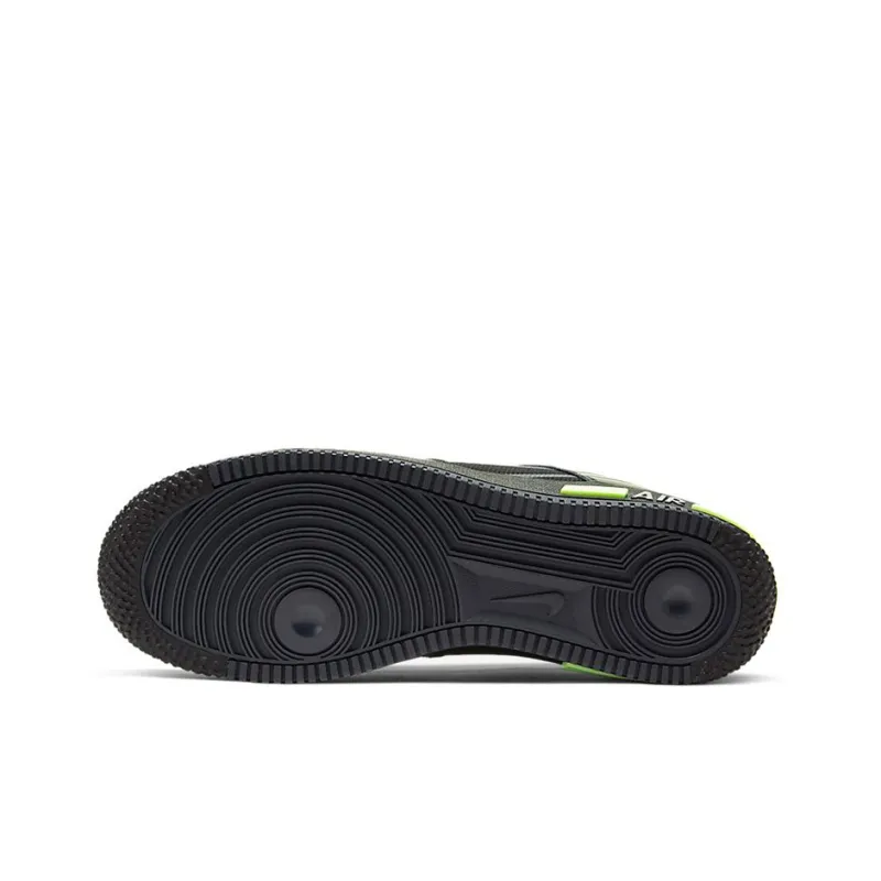 Nike Air Force 1 React Black Violet Star Barely Volt-5