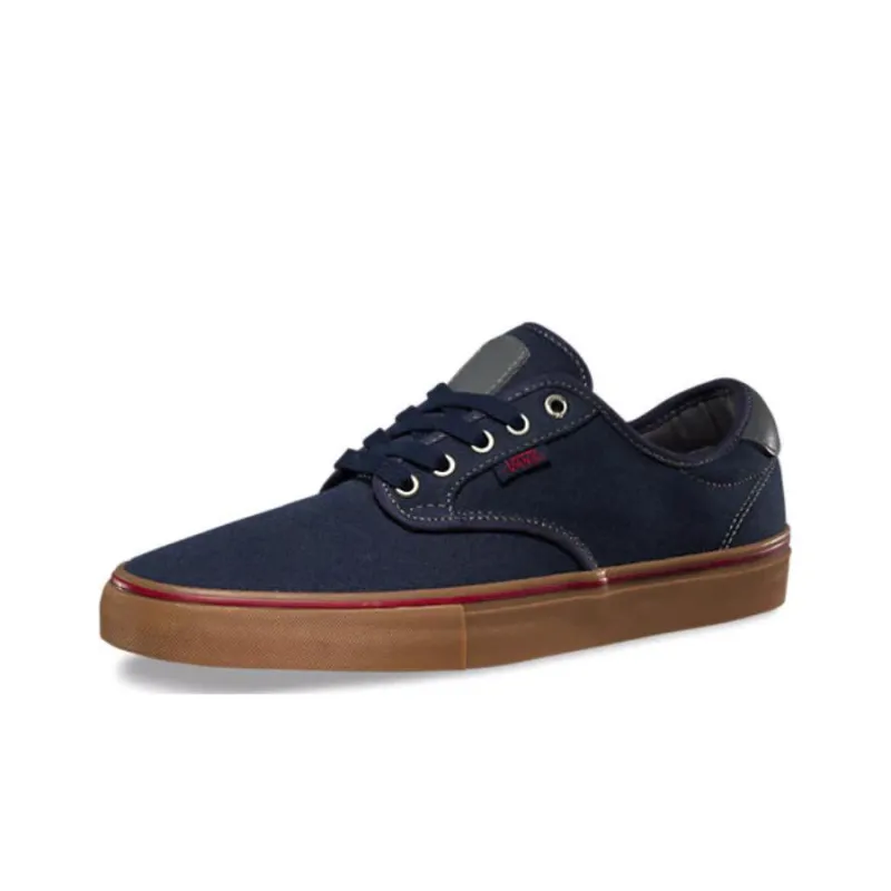 Vans Chima Ferguson Pro Anti-Slip And Wear-Resistant Lightweight Low-Top Skateboard Shoes Women's Navy Blue-1