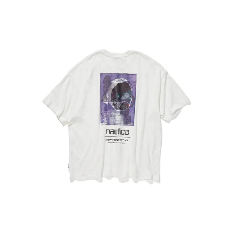 Nautica White Sail T Shirt Unisex-1