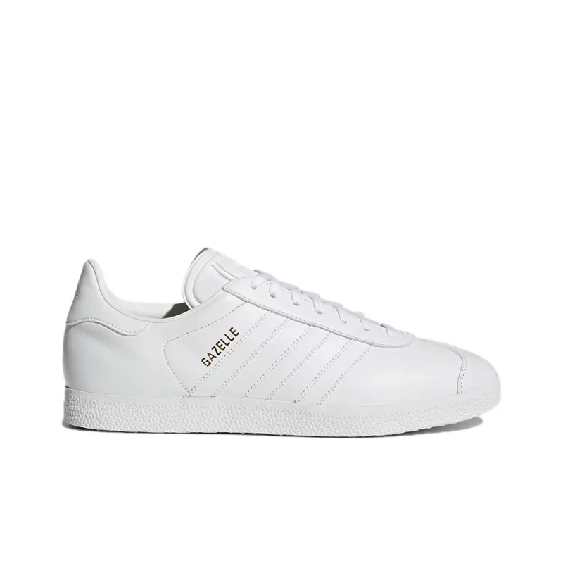Adidas Gazelle White/White Gold Metallic-1