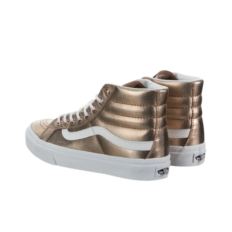 Vans SK8 HI Slim Casual Skateboarding Shoes Gold Women's-3