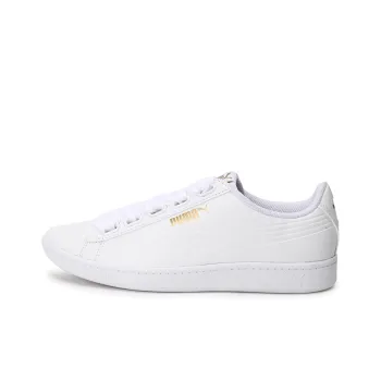 PUMA Vikky Ribbon White/Gold Women's