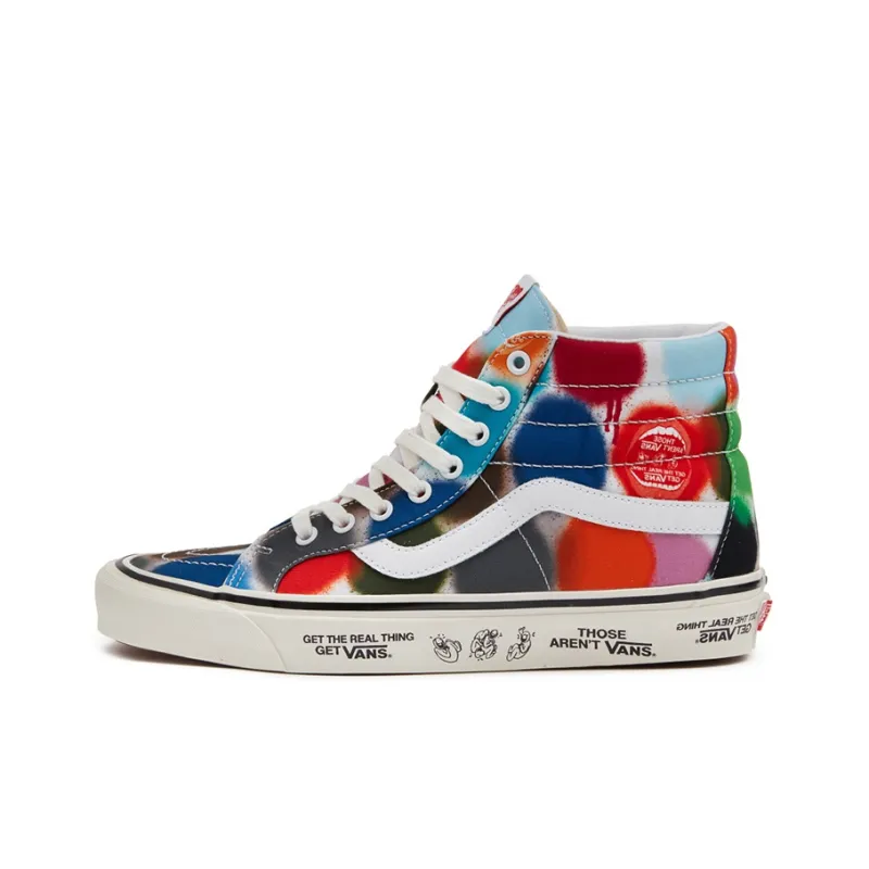 Vans SK8 Hi 38 DX Anaheim Factory Spray Spots/Marshmallow-0