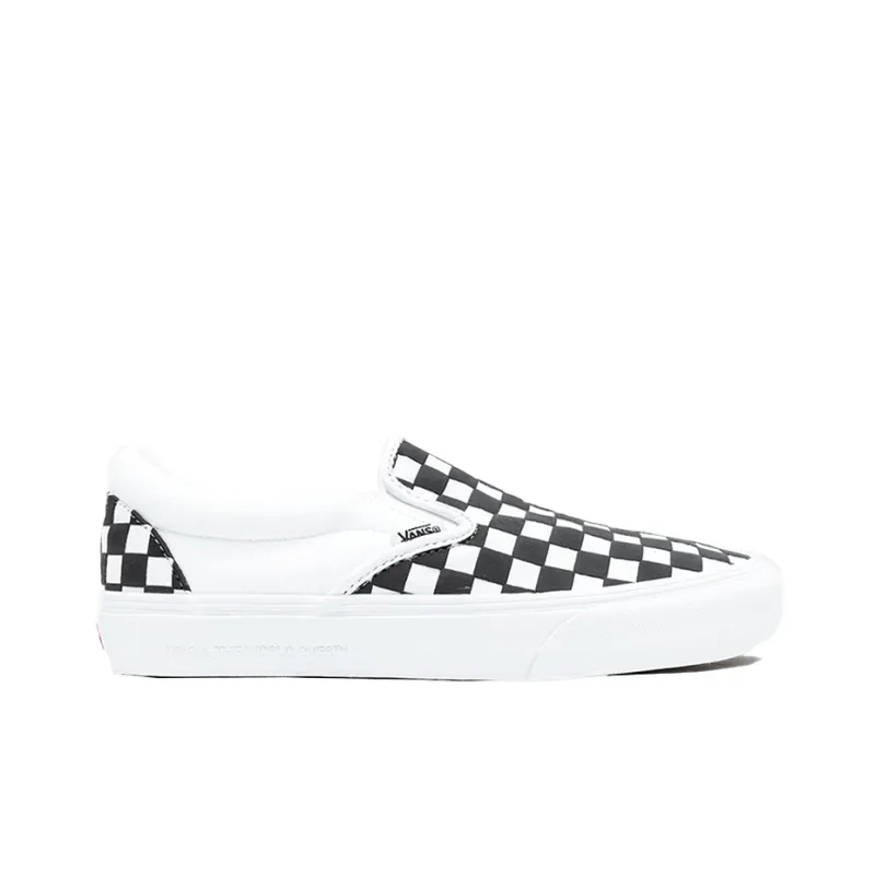 Vans Ubiq X Vans Slip On Vlt Lx Plaid Black/White-1