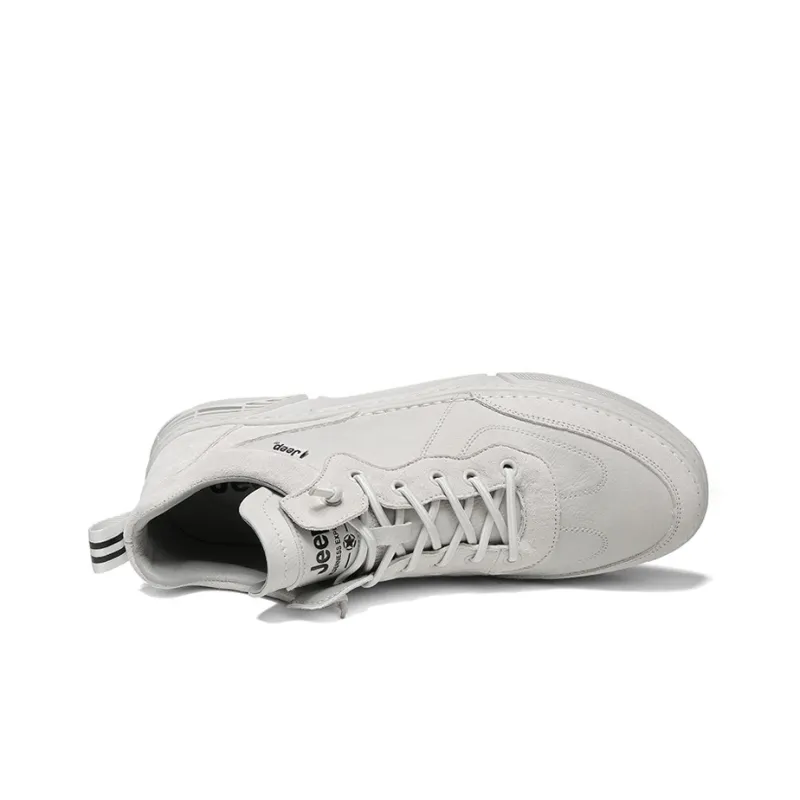 Jeep Cushioning Abrasion Resistant Lightweight Breathable Slip Resistant Low Top Skateboard Shoes Men's Sand-3