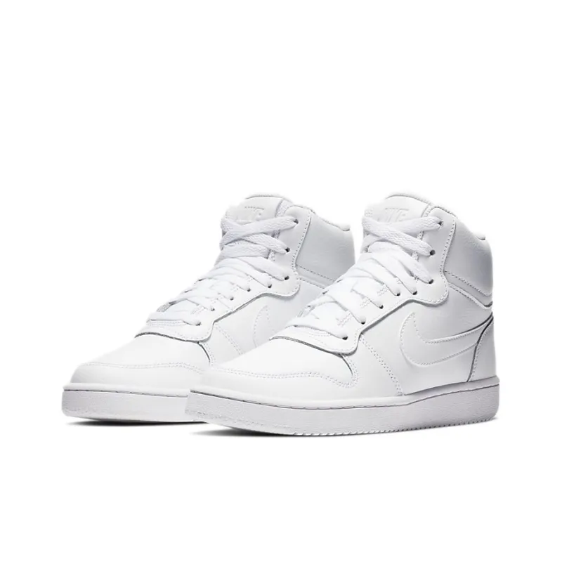 Nike Ebernon Mid Triple White Women's-2