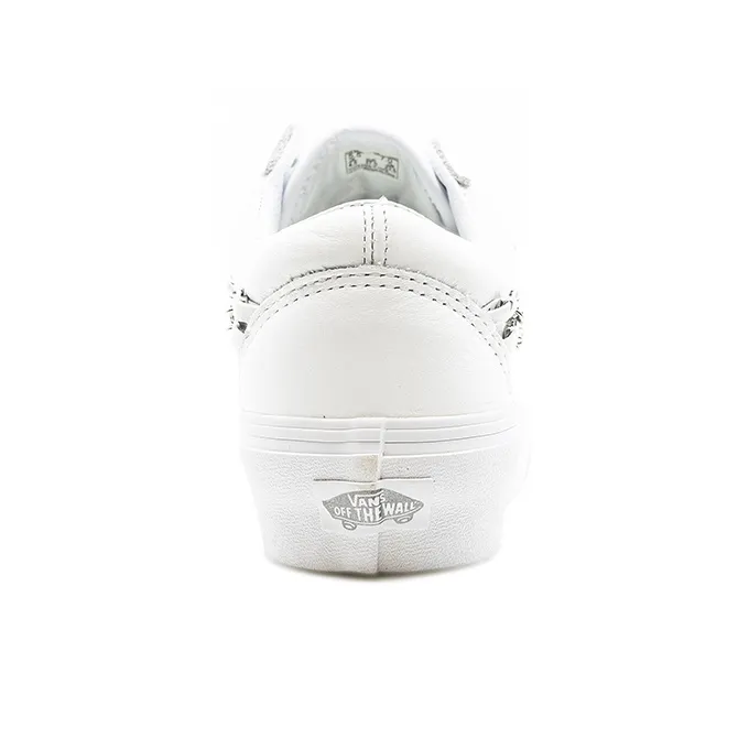 Vans Old Skool Platform 'Chain True White' Women's-3