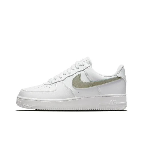 Nike Air Force 1 Low White Gold Glitter Swoosh Women's