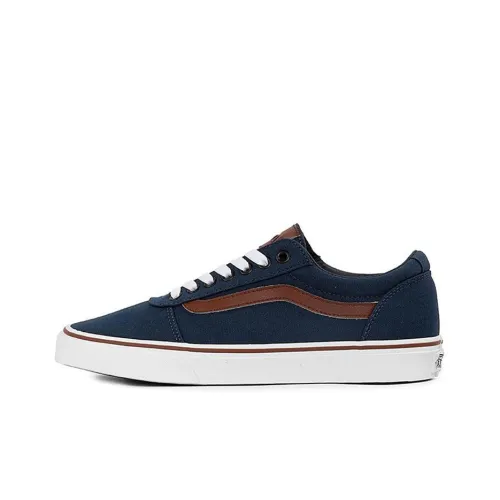 Vans Ward Skateboard Shoes Unisex Low-Top Blue/Brown