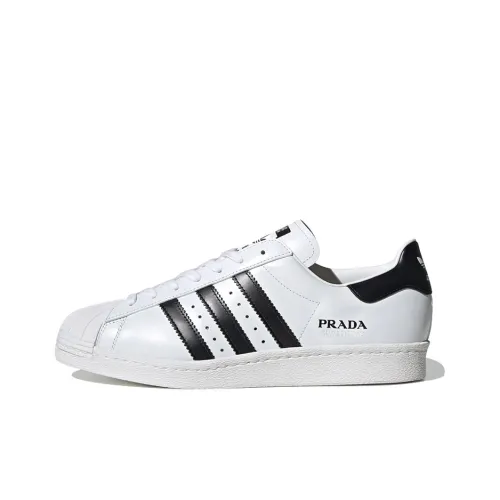 Adidas Superstar Prada White Black