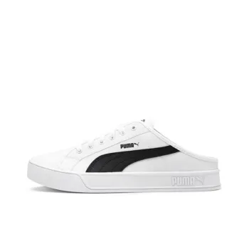 PUMA Smash Vulc Mule White/Black