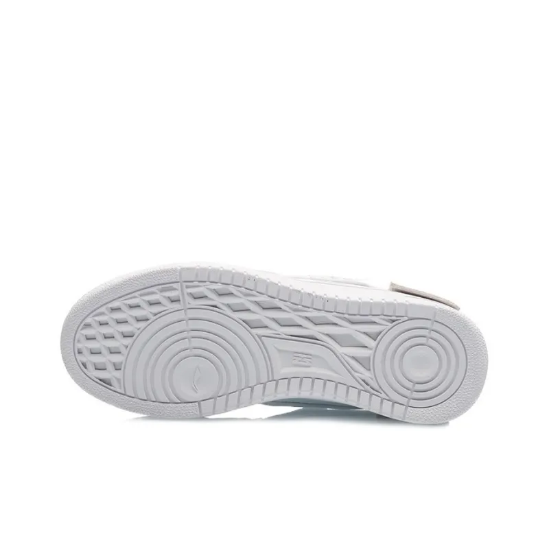 LiNing CF Disordered Anti Slip Wear Resistant Low Top Skateboard Shoes White Gray Pink-6