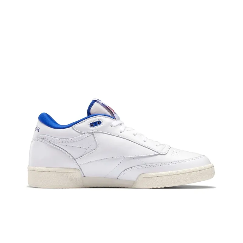 Reebok Club C Mid Ii Vintage White Bright Cobalt-1