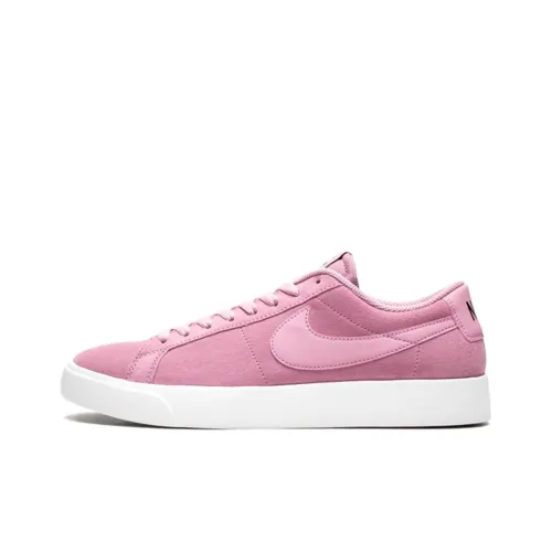 Nike SB Blazer Skateboard Shoes Women's Low-Top Pink/White