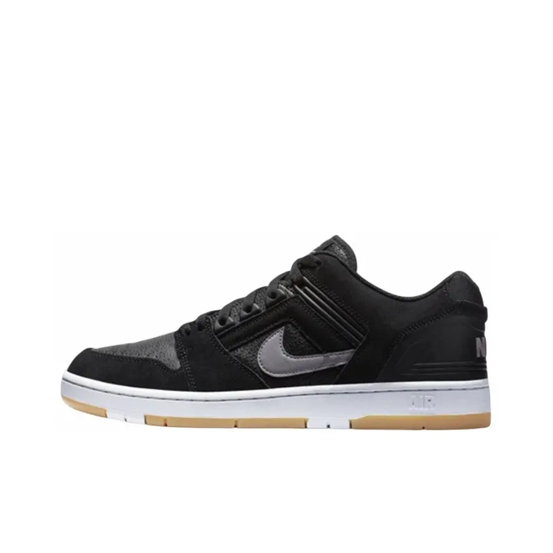 Nike Sb Air Force 2 Low Black Grey Gum-0