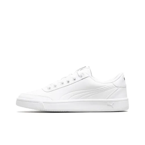 PUMA Court Breaker Skateboard Shoes Unisex Low-Top White/Black